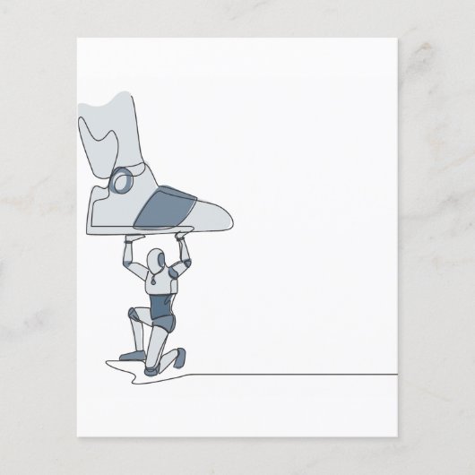 Große Schuhpresse Flyer (Vorne)