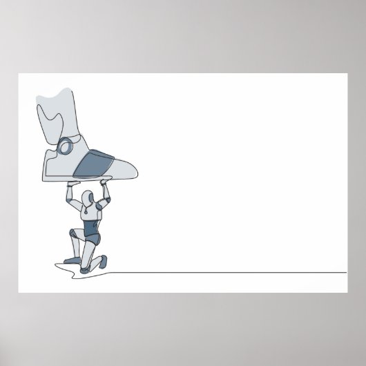 Große Schuhpresse Poster (Vorne)