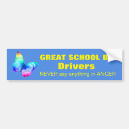 GROSSE SCHULBUS-FAHRER sagen NIE alles… Autoaufkleber