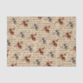 Große Schwarz- und Kupfer-Bienen Seidenpapier (Vorderseite)