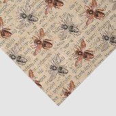 Große Schwarz- und Kupfer-Bienen Seidenpapier (Ausschnitt)