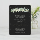 Große Schwarze Snowberry+Eukalyptus Hochzeitreise (Stehend Vorderseite)