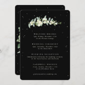 Große Schwarze Snowberry+Eukalyptus Hochzeitreise (Vorne/Hinten)