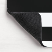 große schwarze Streifen Mousepad (Ecke)