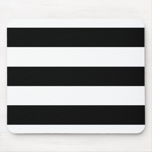große schwarze Streifen Mousepad (Vorne)
