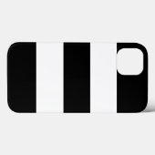 Große schwarze und weiße Streifen Case-Mate iPhone Hülle (Rückseite (Horizontal))