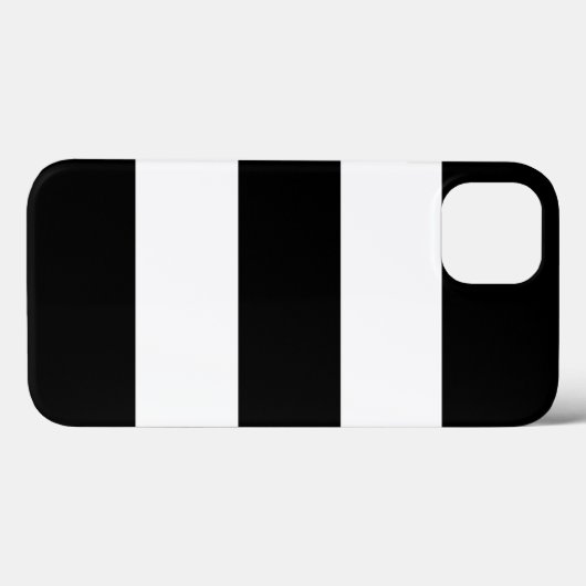 Große schwarze und weiße Streifen Case-Mate iPhone Hülle (Rückseite (Horizontal))