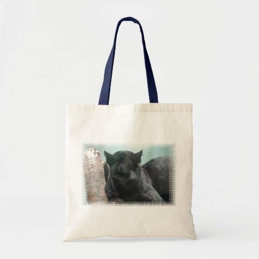 Große schwarzer Panther-kleine Taschen-Tasche Tragetasche (Vorne)