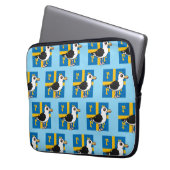 Große schwarzgedeckte Gull aus Rauma Finnland Laptopschutzhülle (Vorderseite Links)