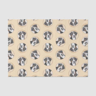 Grosse Schweizer Bergwelt Hundeschön Malerei Origi Seidenpapier