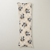 Grosse Schweizer Bergwelt Hundeschön Malerei Origi Seitenschläferkissen (Vorderseite Vertikal)