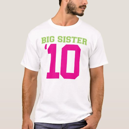 große Schwester 10 T-Shirt (Vorderseite)