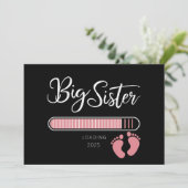 Große Schwester 2025 Ankündigung zur Schwangerscha (Stehend Vorderseite)