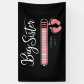 Große Schwester 2025 Ankündigung zur Schwangerscha Banner (Vertikal)