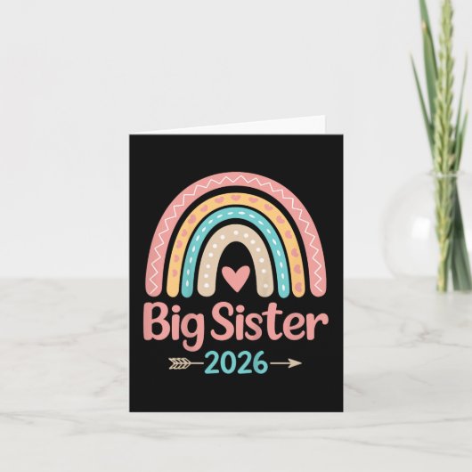 Große Schwester 2026 Karte (Vorderseite)