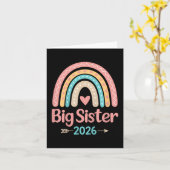 Große Schwester 2026 Karte (Gelbe Blume)