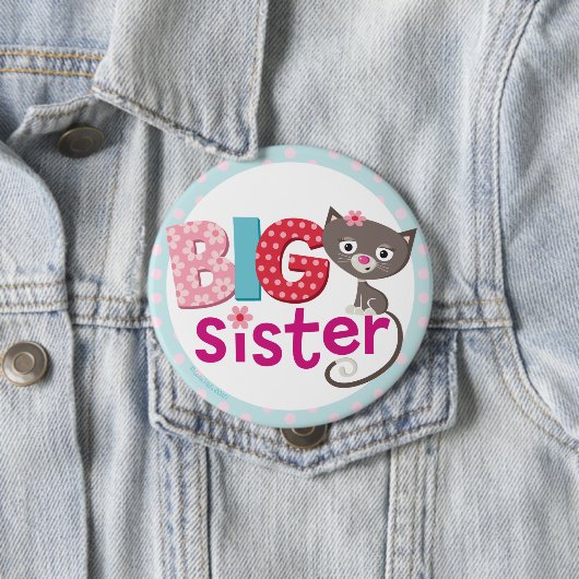 Große Schwester Abzeichen/Button Button (Beispiel)