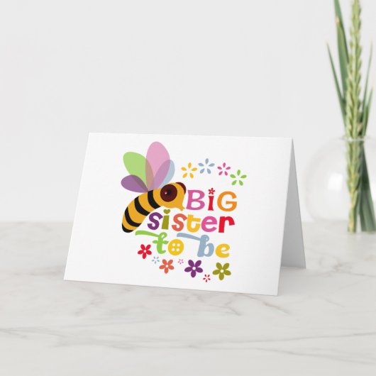 Große Schwester Ankündigung (Vorderseite)