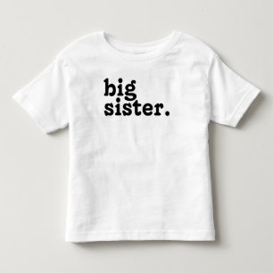 Große Schwester Ankündigung, für große Schwester b Kleinkind T-shirt