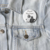 Große Schwester Babydusche oder neue Schwester-Tas Button (Beispiel)