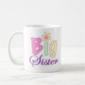 Große Schwester-Blume Kaffeetasse (Links)