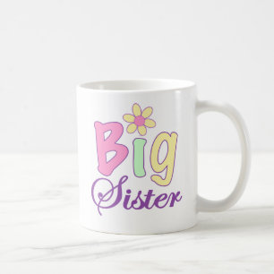 Große Schwester-Blume Kaffeetasse