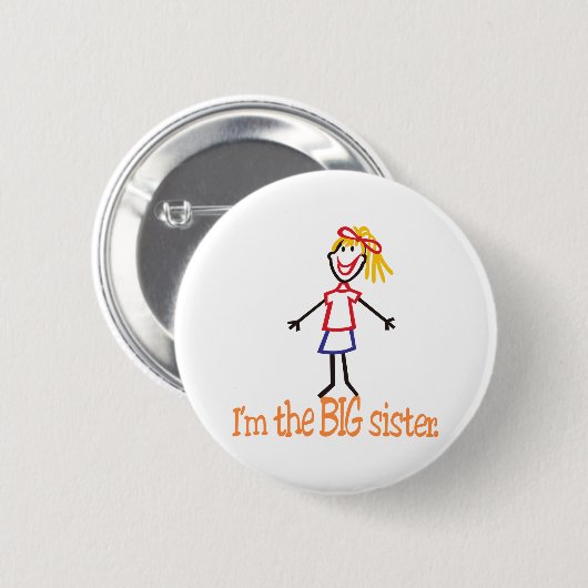 Große Schwester Button (Vorne & Hinten)