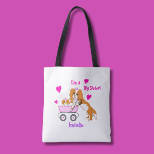 Große Schwester Cavalier King Charles Spaniel Name Tasche