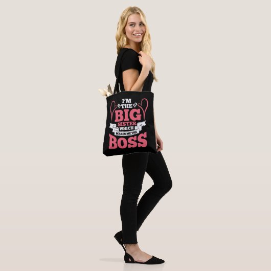 Große Schwester-Chef-Geschenk-Familien-Liebe Tasche (Am Model)