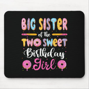 Große Schwester der beiden süßen Geburtstagsmädche Mousepad