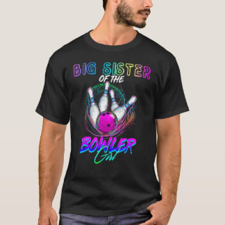Große Schwester der Bowler Girl Matching Family Bo T-Shirt