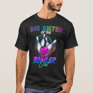 Große Schwester der Bowler Girl Matching Family Bo T-Shirt