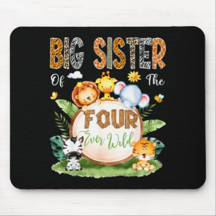 Große Schwester der Four Ever Wild Safari 4. Gebur Mousepad