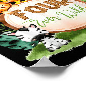 Große Schwester der Four Ever Wild Safari 4. Gebur Poster (Ecke)