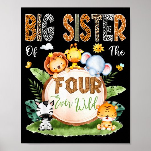 Große Schwester der Four Ever Wild Safari zum 4. G Poster (Vorne)