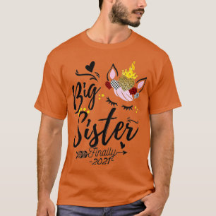 Große Schwester der Kinder Endlich 2021 Bald große T-Shirt
