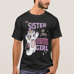 Große Schwester der Niedlichen Einhornmatte des Ge T-Shirt