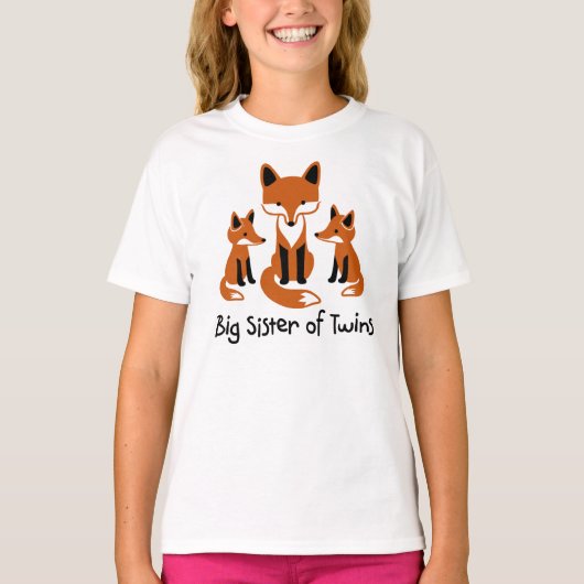 Große Schwester der Zwillinge - Modfox-T - Shirts (Vorderseite)