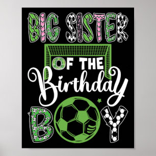 Große Schwester des Geburtstags-Soccer-Spielers Ge Poster