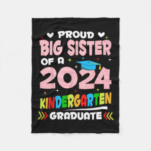 Große Schwester des Kindergartens 2024 Graduierung Fleecedecke