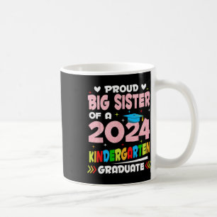 Große Schwester des Kindergartens 2024 Graduierung Kaffeetasse