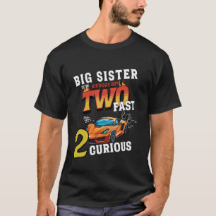 Große Schwester des zweijährigen Geburtstags Junge T-Shirt