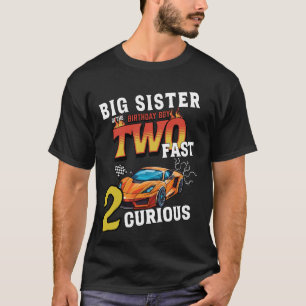 Große Schwester des zweijährigen Geburtstags Junge T-Shirt