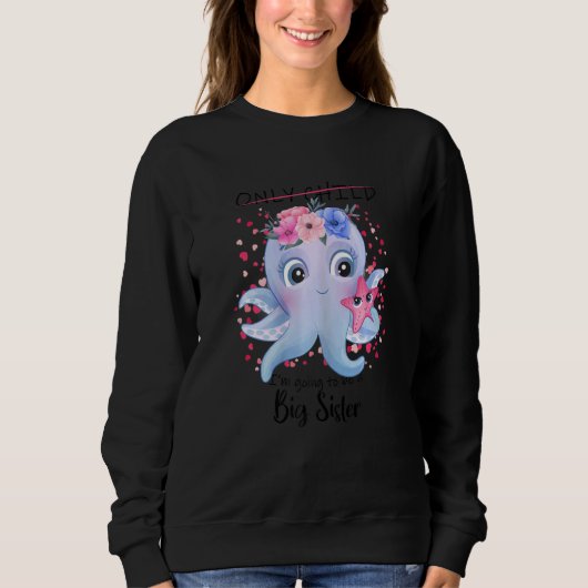 Große Schwester, die ich sein werde, wird eine gro Sweatshirt (Vorderseite)