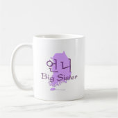Große Schwester (eines Mädchens) Korea Kaffeetasse (Links)