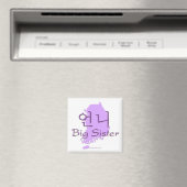 Große Schwester (eines Mädchens) Korea Magnet (In Situ (Geschirrspüler))