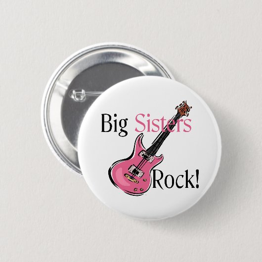 Große Schwester-Felsen Button (Vorne & Hinten)