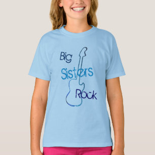 Große Schwester-Felsen im Blau T-Shirt