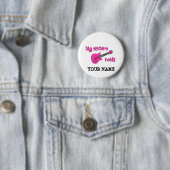 Große Schwester-Felsen! mit rosa Gitarre Button (Beispiel)