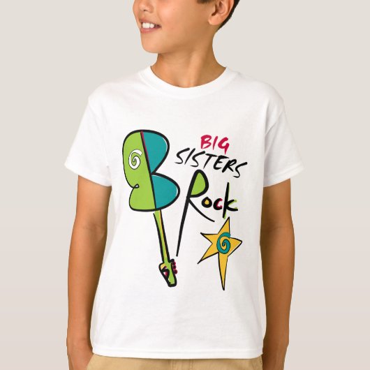 Große Schwester-Felsen! T-Shirt (Vorderseite)